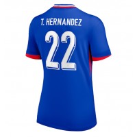 Frankreich Theo Hernandez #22 Fußballbekleidung Heimtrikot Damen EM 2024 Kurzarm